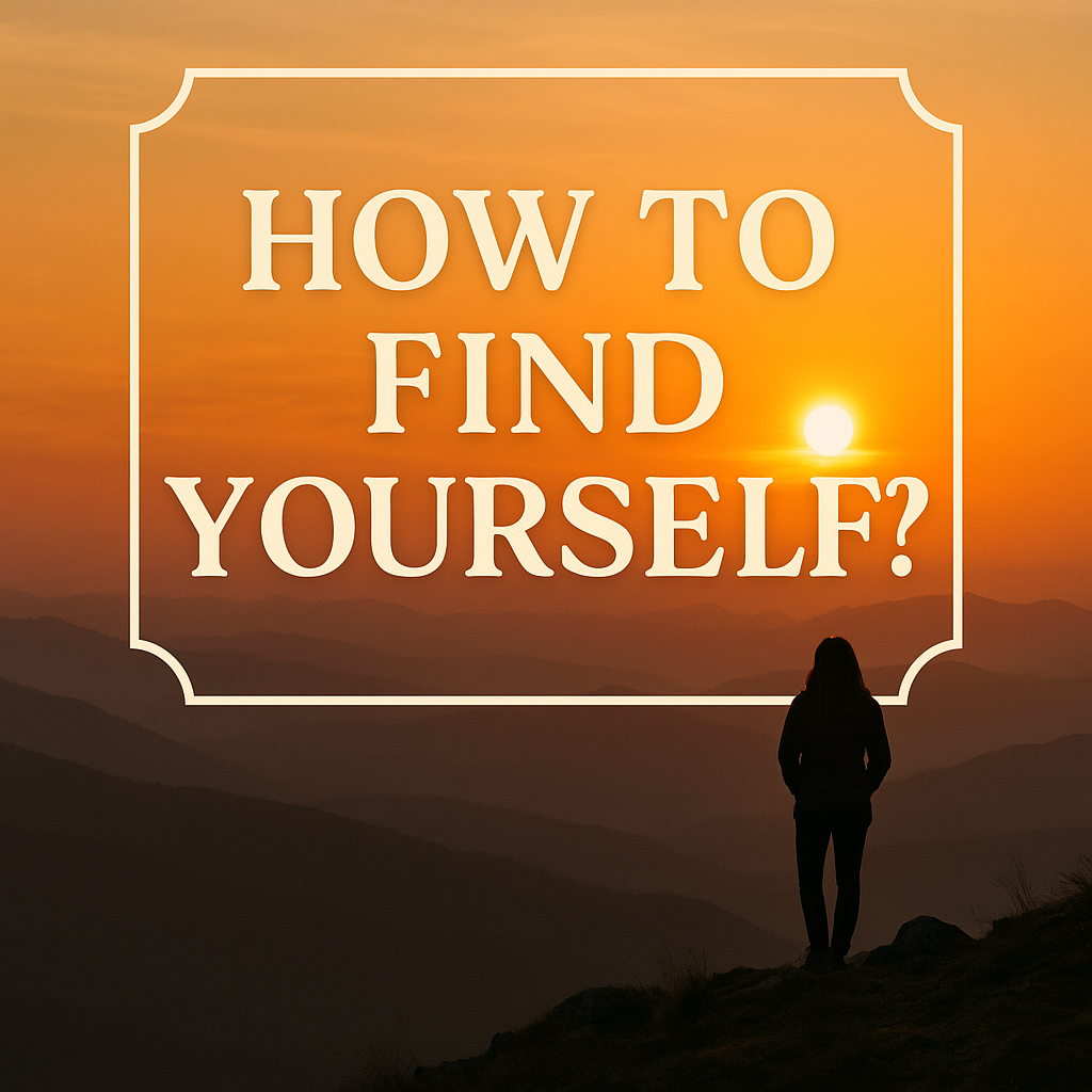 How to find yourself 
